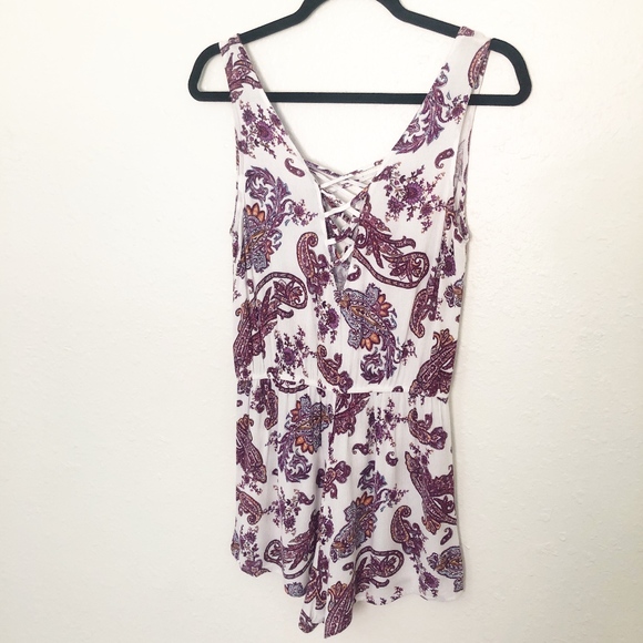 Kendall & Kylie Paisley Romper Small - Picture 4 of 5